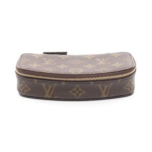 Louis Vuitton Pochette Monte Carlo Monogram Shoulder Bag Canvas Leather Brown